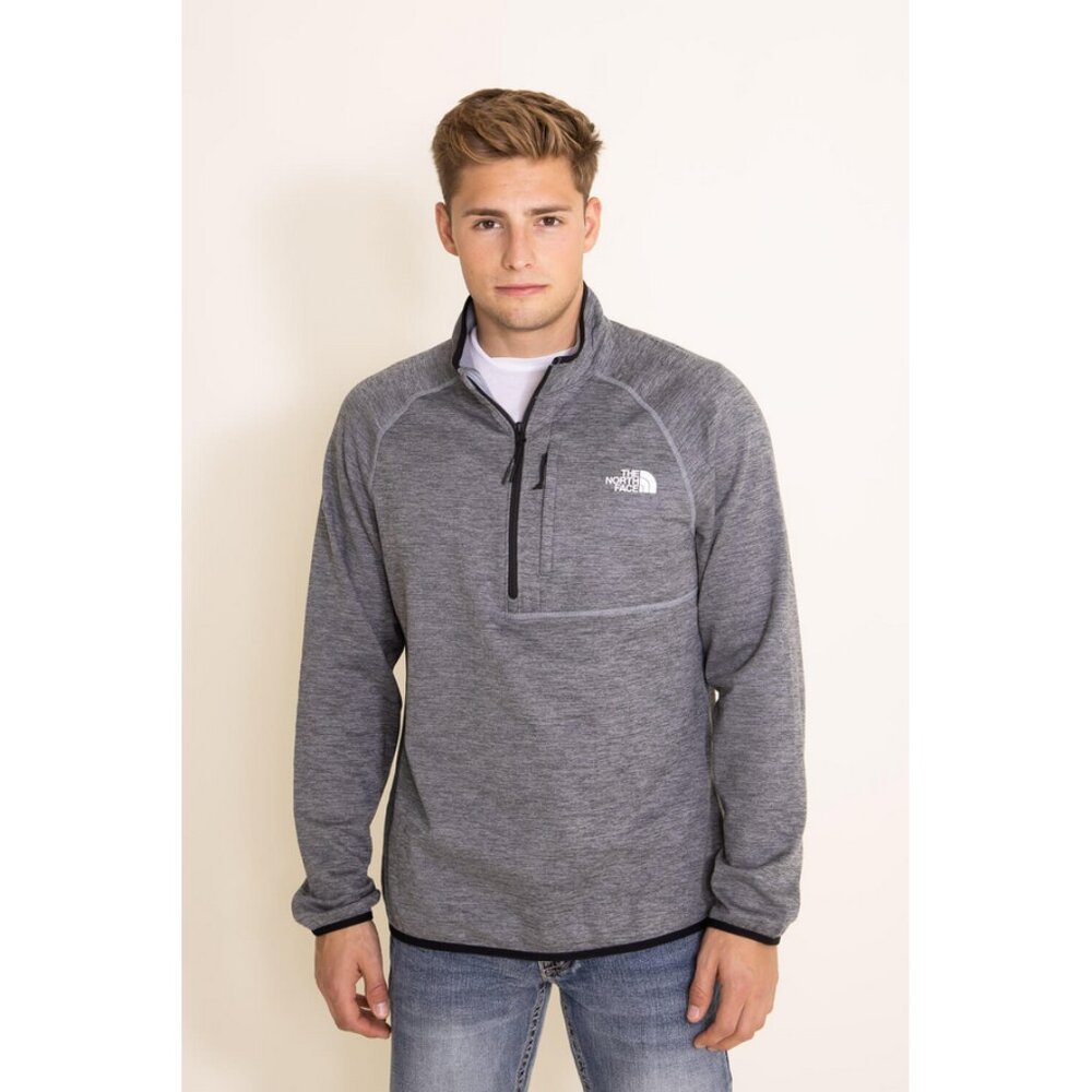 The North Face Men's Sz. L Grey Canyonlands 1/2 Zip Pullover